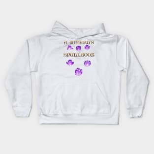 A Wizard's spellbook Kids Hoodie